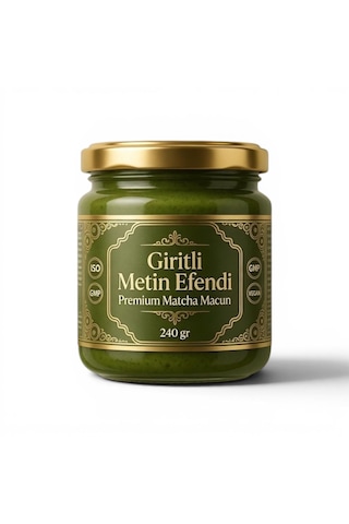 2 Kavanoz Giritli Metin Efendi Matcha Premium Bitkisel Destek Macun 2x240 Gr