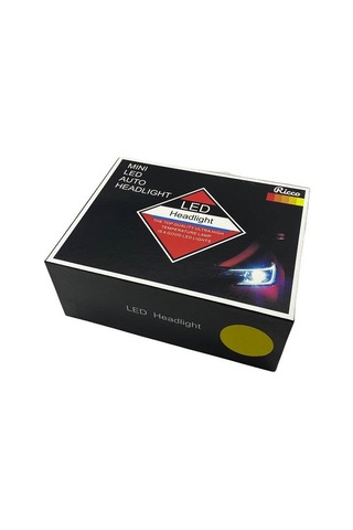 12v-24v Hb4 9006 Cob Led Xenon Far Ampul Seti 2000k 8000 Lümen Sarı