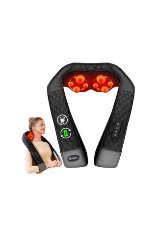 Knqze Boyun Masajı Kablosuz Shiatsu Isı, Boyun, Omuz Ve Sırt