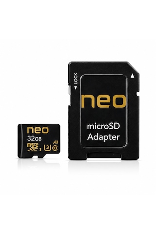 Neo 32 Gb Hafıza Kartı Micro Sd Kart Ve Adaptörü 100 Mb/s