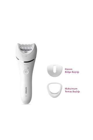Philips BRE700/05 Epilatör (Yüz+Koltuk altı+Bikini Bölgesi+Bacak)Islak-Kuru,Işıklı,Kablosuz