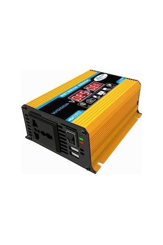 Wondernest Tang Iı Nesil 12v - 220v 4000w Araç İçin Güç Çevirici Invertör Sarı