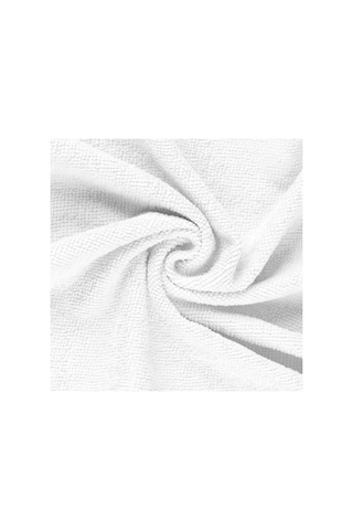 Çok Amaçlı Rulo Mikrofiber Temizlik Bezi 30x30 75 Yapraklı Beyaz Beyaz