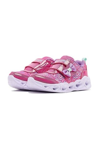 Skechers Heart Lıghts Boogıe Land Bebek Günlük Işıklı Ayakkabı 303258n-hpmt Pembe Renkli