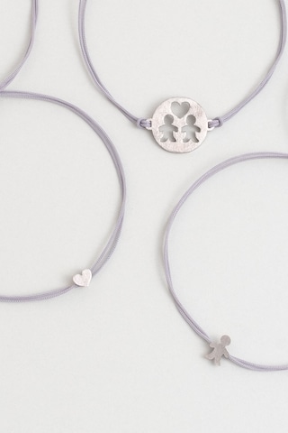 So Chic Anne Ve Çocukları 18 Ayar Beyaz Altın Kaplama Gümüş Bileklik Beyaz