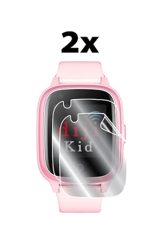 Dijikid 4.5g Akıllı Çocuk Saati İle Uyumlu Ipg Hydrogel Ekran Koruyucu 2 Adet