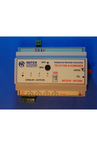 Nefer Nf3371 Gsm Kontrol Telefon Kumanda Pompa Vana Kapı Röle