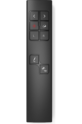 Geeroyoo "kablosuz Sunum Kumandası - Usb Şarjlı, Mikro Usb Kablolu, Siyah 200m Menzil, Ses Kontrolü "