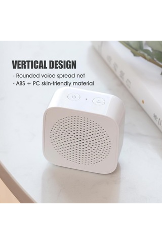 Teltree Xiaomi Xiaoai Taşınabilir Hoparlör Beyaz - Bt5.0 Kablosuz, 6 Saat Pil, Type-c Şarj, Zengin Ses, Dikey Tasarım