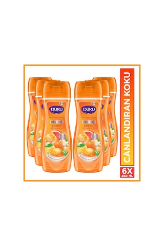 Duru Fresh Sensations Enerji Bombası Duş Jeli 6 x 450 ML