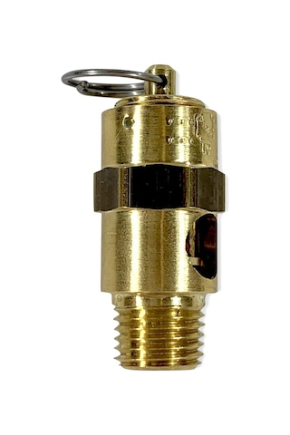 Pirinç, 1/4" Npt Endüstriyel Yumuşak Oturmalı Emniyet Basınç Tahliye Vanası, Abd'de Üretilmiştir 260 Psı / 220 Scfm