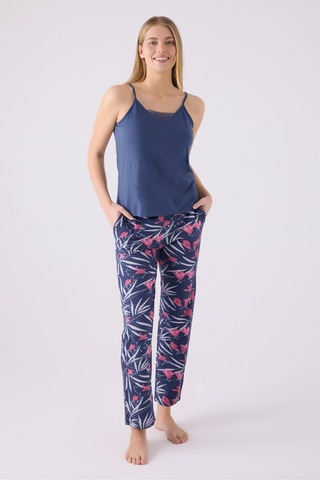 Pierre Cardin Kadın Mavi Pijama Takımı Pc8904-s-v1 Mavi
