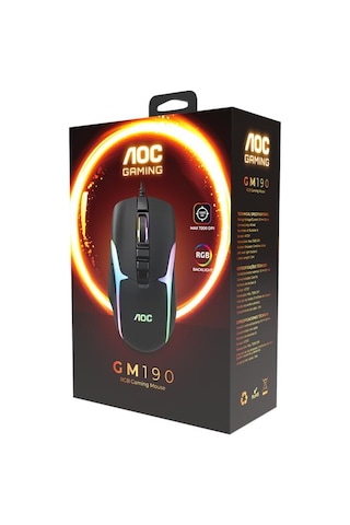 Aoc Gm180b-la Kablolu Rgb Gaming Mouse 001