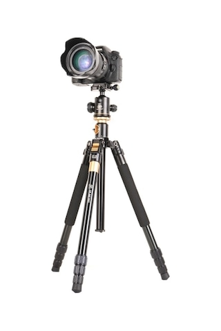 Dp-800 Pro Traveler Seyahat Tipi Yatay Dikey Makro Fotoğraf Monopod Ve Video Slr Kamera Tripod