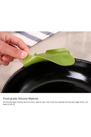Mutfak Aletleri Silikon Huni Araçları Dökülme Önleyici Yeşil Diğer