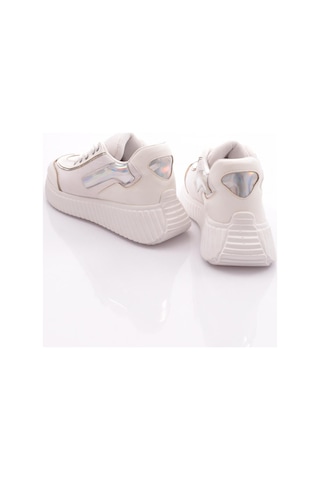 Dgn M0300 Kadin Bağcikli Spor Ayakkabi M0300-2030-R0198 Beyaz