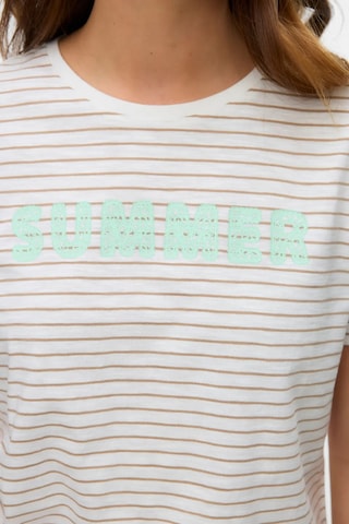Vero Moda Kadın Vmsımone Kısa Kollu Pamuk T-shirt 10328170 Beyaz Beyaz