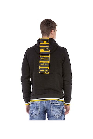 Cipo & Baxx CL478 Kanguru Cep Siyah Sweatshirt Siyah