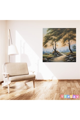 Minimalist Doğa Ve Manzara Doğal Yaşam Çerçevesiz Pvc Tablo