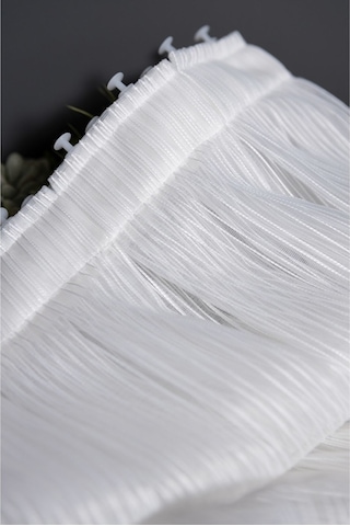 Zincir Desenli Gramajlı Lüx Tül Perde / Ölçünüze Özel Dikim