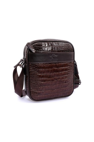 Kroko Postacı Çanta Hakiki Dana Derisi Kangaroo Kıngdom 8875-Ck