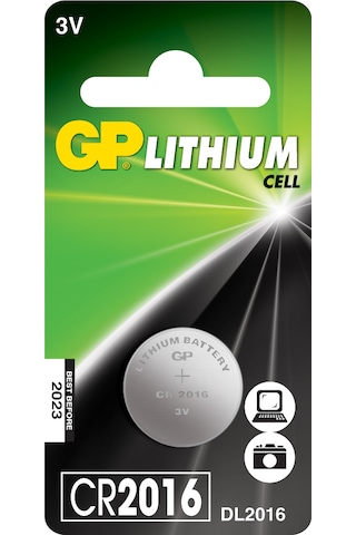 GP CR2016-U1 3V Lityum Düğme Pil