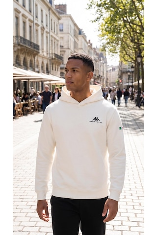 Kappa Talie Hodie Erkek Beyaz Comfort Hoodie