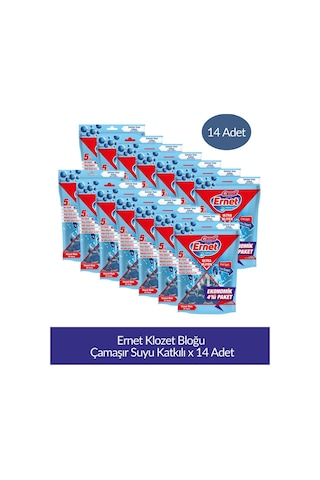 Ernet Klozet Bloğu Çamaşır Suyu Katkılı 4lü Paket X 14 Adet