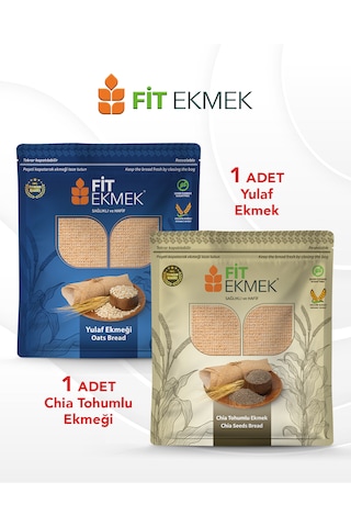 Fit Yulafli Lavaş Ekmeği 300gr Ve Chia Lavaş Ekmeği 300gr