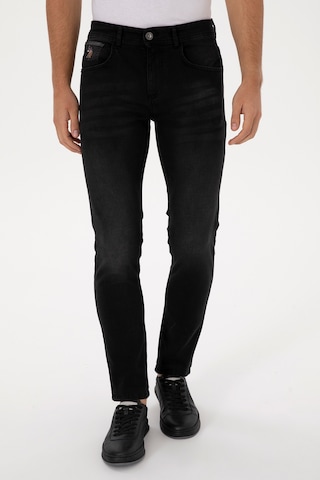 U.S. Polo Assn. Erkek Siyah Slim Fit Jean Pantolon 50316543-DN0027