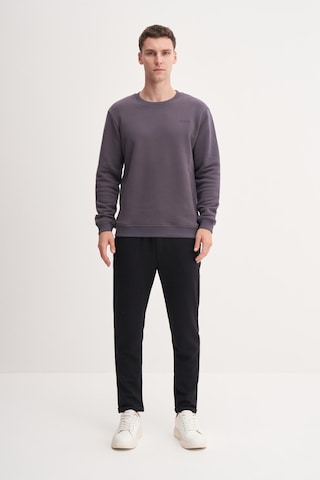 Cazador 54250 Erkek Bisiklet Yaka Sweatshirt Antrasit