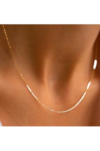 Nezihhan 14 Ayar 40 Cm 0.75 Gr Forse Altın Zincir