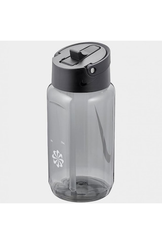Nike Recharge Straw 16oz Bpa Free Wather Bootle Unisex Bpa İçermeyen 473 Ml Suluk Siyah Siyah