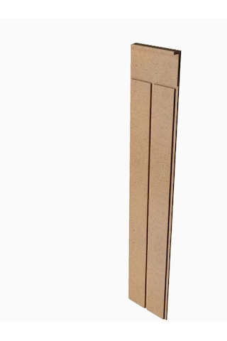 Mdf Cnc Işlemeli Dekoratif Boyanabilir Duvar Paneli 102x18cm 6mm 102x18cm