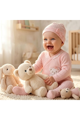 Sebi Bebe 5'li Hastane Çıkış Seti 2110 Somon