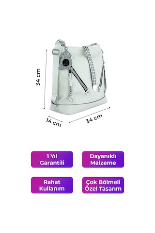 Kriste Bell Kadın Çanta Beyaz 26455 Beyaz