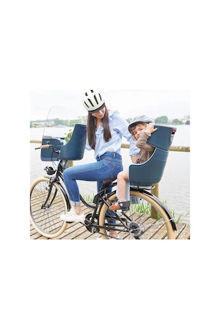 Bobike Exclusive Maxi Plus Bisiklet Çocuk Taşıyıcı Mavi (Bagaj Üstü)