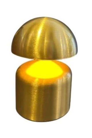 Mantar Model Dekoratif Gece Lambası - Dimmerli Ve Enerji Tasarruflu Led Işık Altın