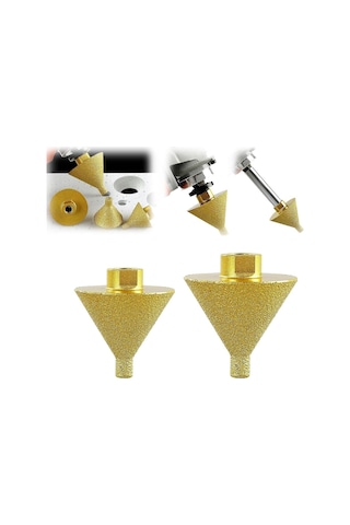 Açılı Öğütücüler İçin Elmas Eğim Pah Biti, Elmas Koni Fayans Biti, Karo Mermer Vb. İçin 38/50mm Bitler Vb.