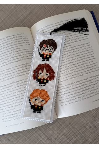 Harry Potter Kanaviçe Kitap Ayracı