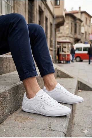 Kappa Kp-2081 Romana Rahat Erkek Spor Sneaker Ayakkabı Beyaz