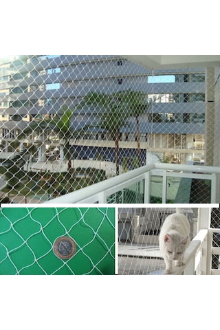 Balkon Filesi Kuş Filesi Kedi Güvenlik Filesi Kuş Ağı Kuş Önleme