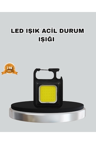Usb Şarjlı 800 Lümen Led Fener - Mini Boy, 3 Işık Modlu, Anahtarlık Tipi El Feneri