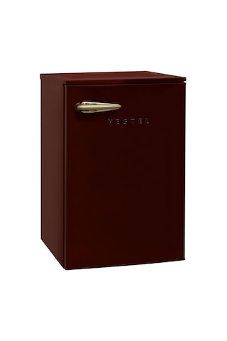 Vestel RETRO SB14311 121 L Statik Buzdolabı Bordo