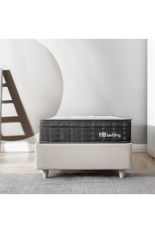 HB Bedding Aloevera Full Ortopedik Pro Yaylı Yatak Ideal Uyku & Orta Sertl