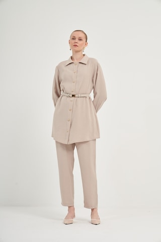 FTZ Women Ftz Pantolonlu Takım Taş 31035 Taş