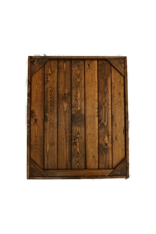 Sadece Ahşap Dart Tahtası Arkalığı, Ahşap Dart Tahtası 70x60cm Ceviz