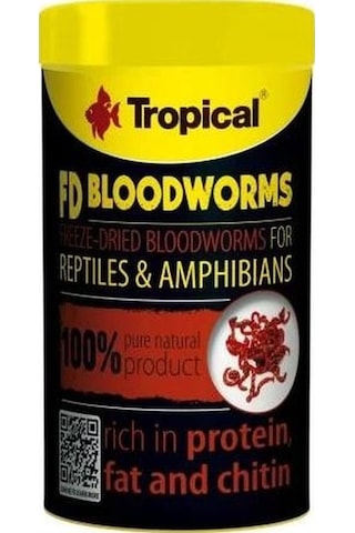Tropical Fd Bloodworms Kan Kurdu 250ml 17gr