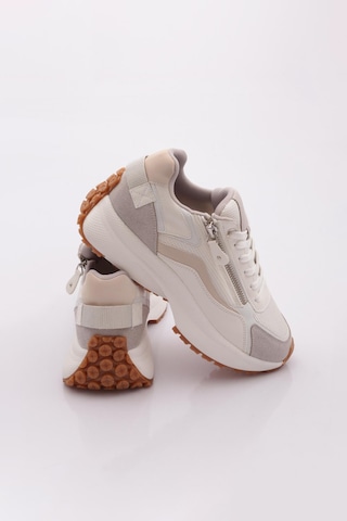 Dgn 83146 Kadin Sneaker Ayakkabi Buz Beyaz
