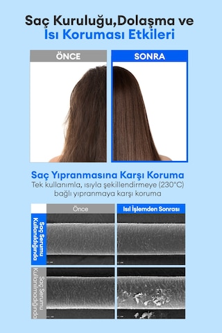Hyalüronik Asit İle Nemlendiren Pürüzsüzleştirici Saç Serumu Kundal Airy Volume Hyaluron Serum